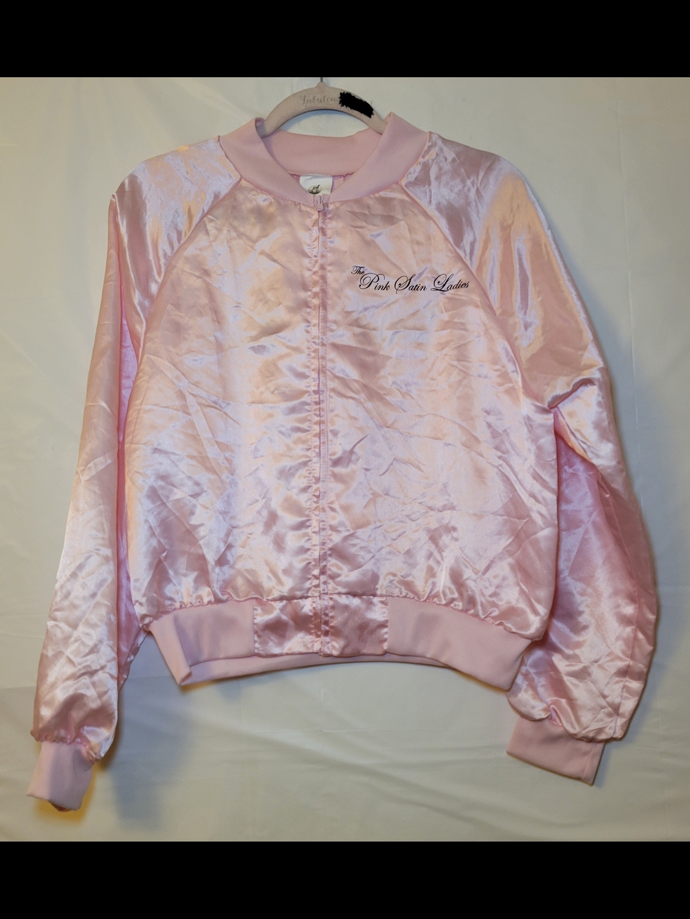 Spirit Pink Satin Bomber Jacket